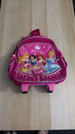 Disney Princess Kids Rolling Backpack