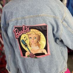 90s Barbie Vintage Jean Jacket Size Large
