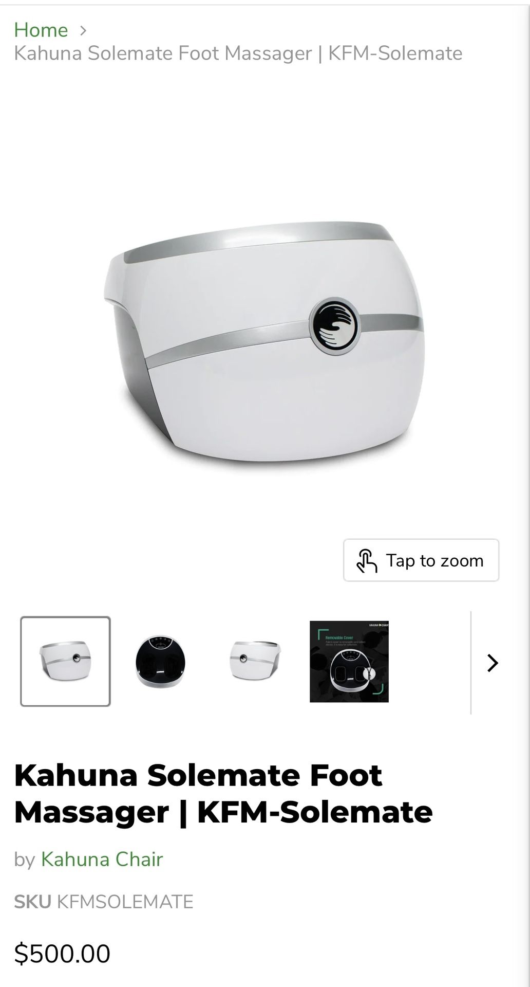 Kahuna Sole Mate Foot Massager KFM Solemate