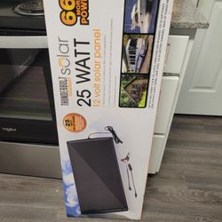  Solar panel 12 volts. 25 Wat