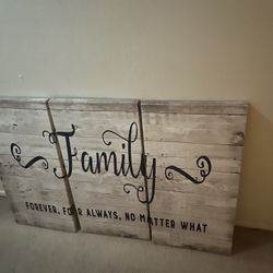 3pc Canvas Picture “Family” 