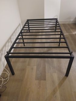 Twin size metal bed frame