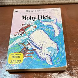 Books Moby dick  1979 ILLUSTRATED CLASSICS WALKMAN PUBLISHING  MOBY DICK HERMAN MELVILLE