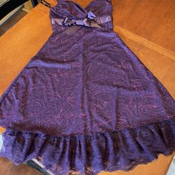 Elegant Purple Dress 