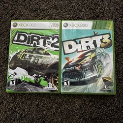 Dirt 2&3 Bundle (Or Sold Separate) Xbox 360