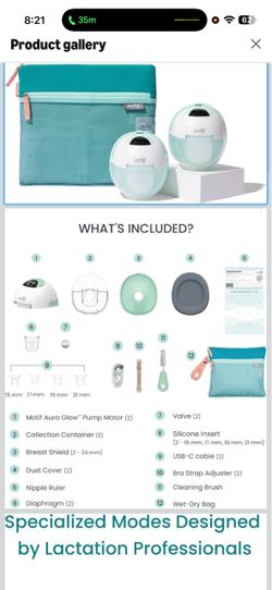 Motif breast pump