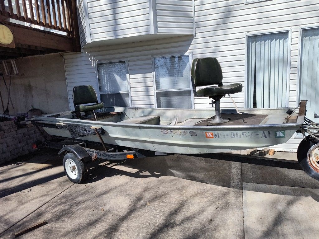 1975 Ouachita 14 foot aluminum