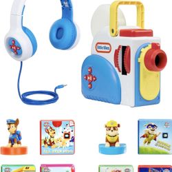 Little Tikes Story Dream Machine & Headphones Paw Patrol  STORIES AND 2 CHARACTERS
