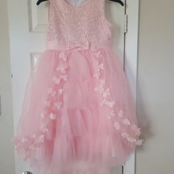 Pink Butterfly Dress
