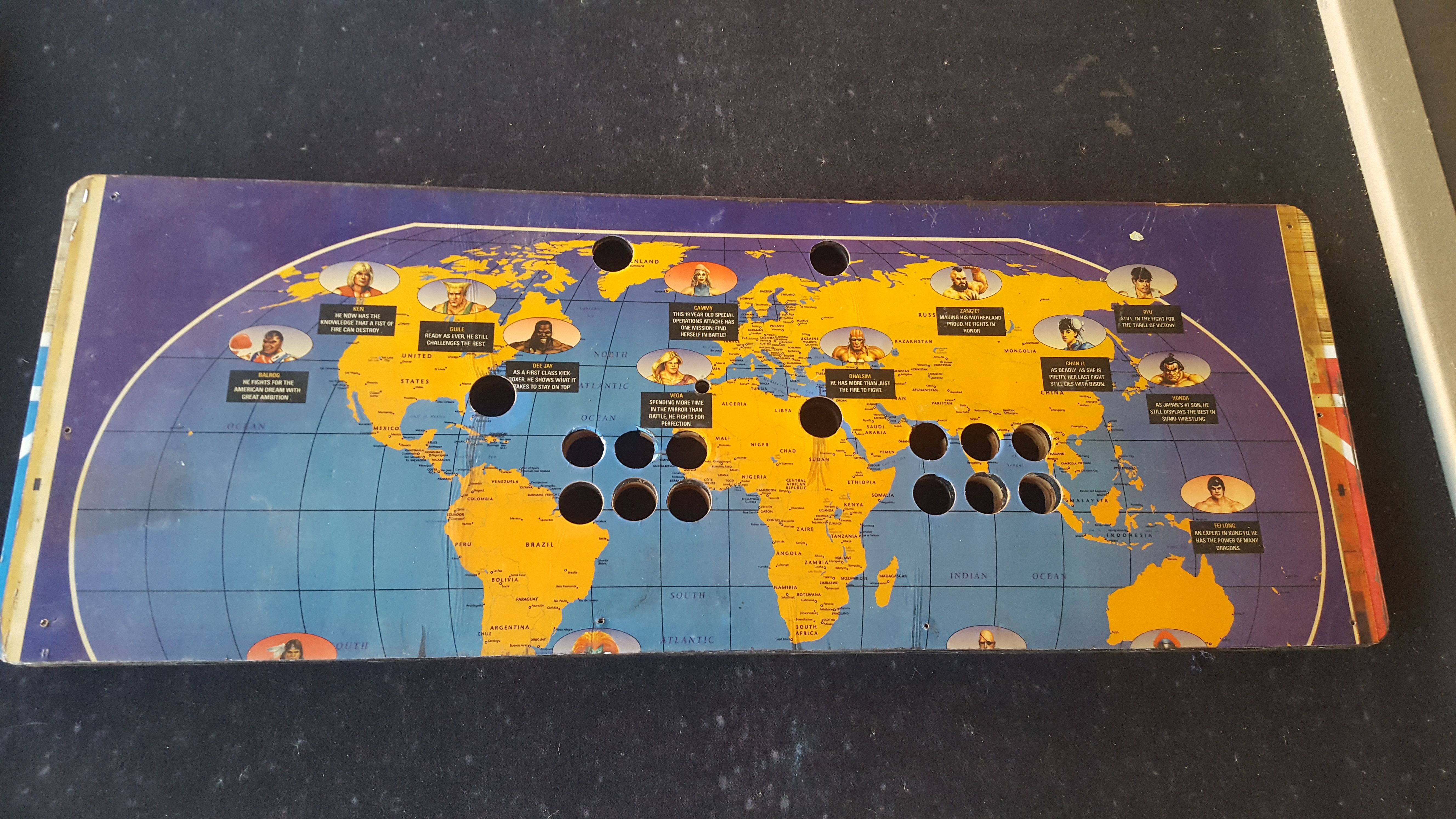 Super Street Fighter 2 arcade control panel