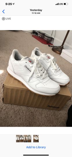 Reebok classic leather shoes