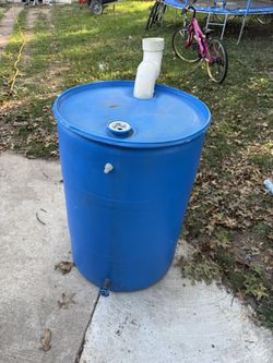 55 Gallon Plastic Drum