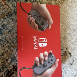 Nintendo Switch With gray joy Con