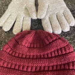 Hat and gloves