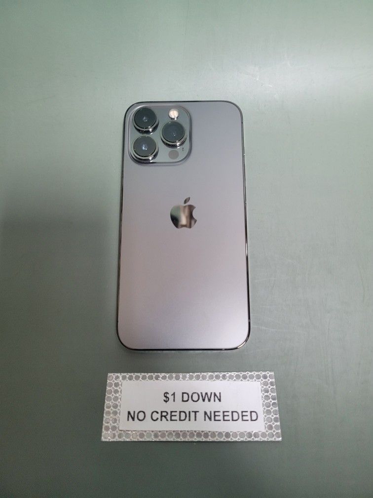 Apple IPhone 13 Pro Unlocked 256gb - 5 Dollars Down No Credit Needed! 