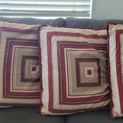 Couch Cushions (Red) $8.00 Each