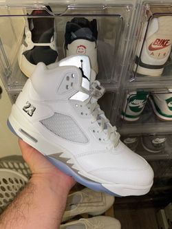 Jordan 5 Metallic White (9.5US)