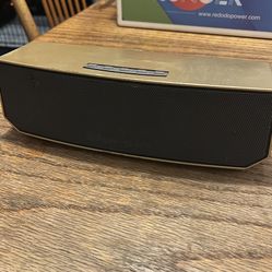 Bluedio Gold / Gray Screen Bluetooth Speaker BS–3 8 3/4” Great Size Long