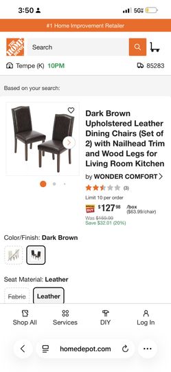 Three Chairs For $40 Each