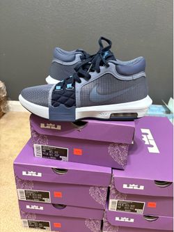 Size 10,11.5,12 - Nike LeBron Witness 8 Ashen Slate Sierra Canyon Basketball Shoes
