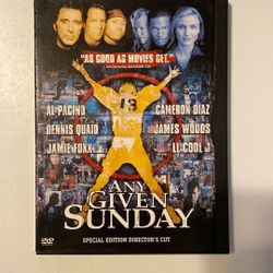 Any Given Sunday DVD 