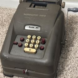 Vintage Adding Machine Manual Remington Rand 👉. No Working