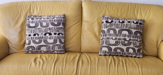 Daina leather couch