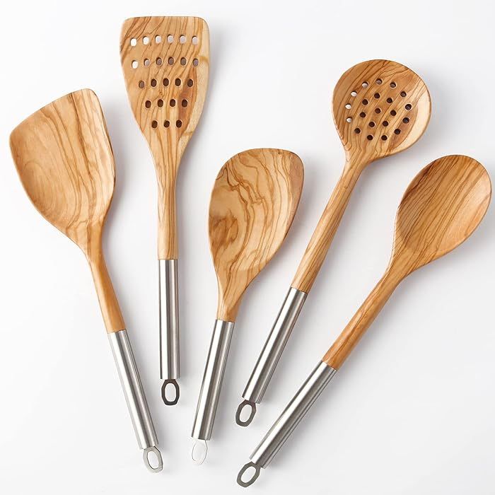 Olive Wooden Spoons for Cooking