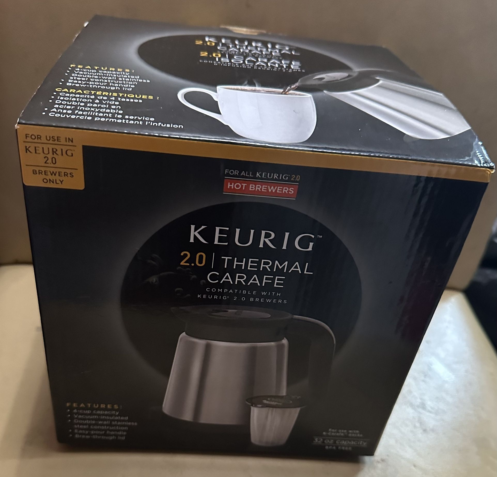 KEURIG Thermal Carafe 2.0 - New In Box