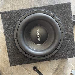 single 12in skar with kicker amp
