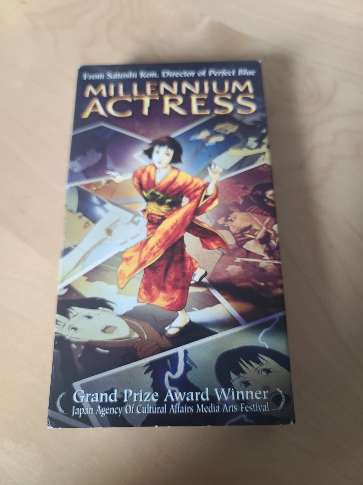 Millennium Actress Anime Movie Vhs Tape Rare