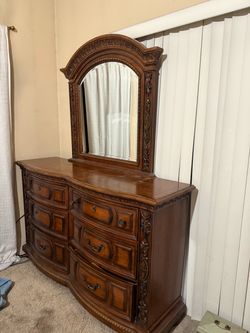 Large dresser with mirror