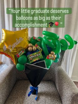 🎓 Kinder Graduation Balloon Bouquets 🎈✨