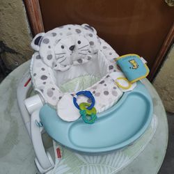 FISHER PRICE SIT ME UP FLOOR SEAT WITH TRAY