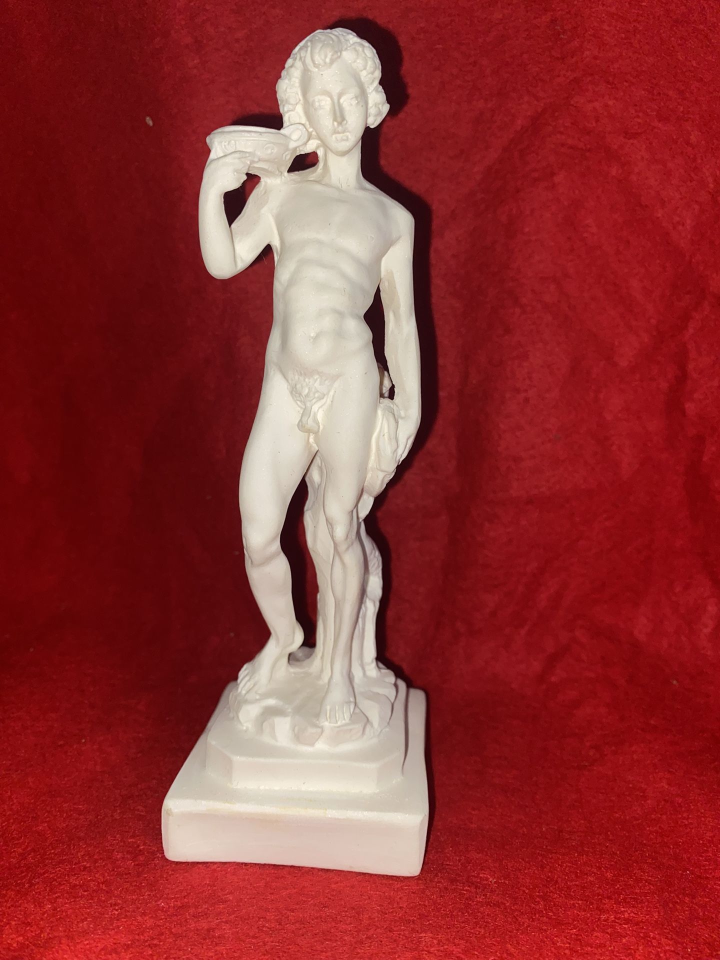 Vintage 6.5 Inch Alabaster Greek Figurine Imported From Greece (2 available)