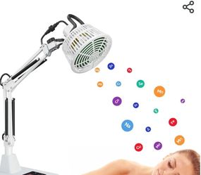 (New in Box) Infrared Light Therapy Lamp for Pain TDP Mineral Heat Lamp Far Infrared Lamp Therapy Light Products /9-HB-2177