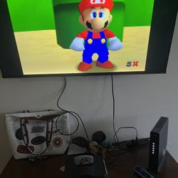 Nintendo 64 With HDMI Adapter 