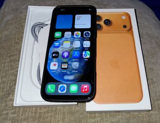 Smartphone like new with case and screen protector on
