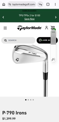 TaylorMade P-790 Iron Set