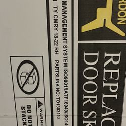 Door Panel Front Passenger Right Side Hand  (contact info removed)200 for Toyota Camry 18-24