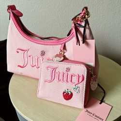 Juicy Strawberry Shoulder Bag & Wallet
