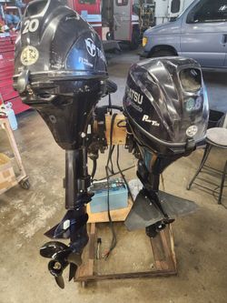 Tohatsu Outboards 2016 9.8hp and 2018 15hp with power trim