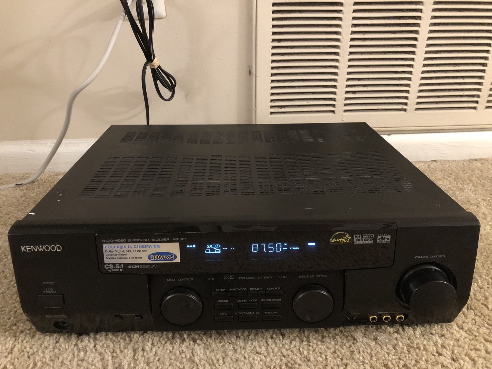 Kenwood Audio/Video Receiver VR-507