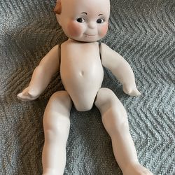 vintage porcelain doll large moveable kewpie $20