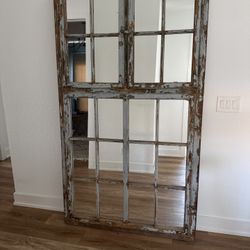 Antique French Doors Mirror