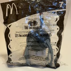 2004 Disney Pixar The Incredibles McDonald's Happy Meal Toy #7 Syndrome UNOPENED