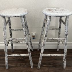 Used - Set Of Wooden Stools