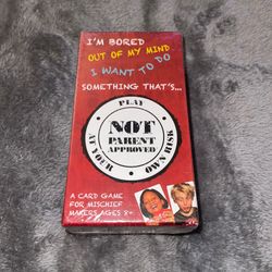 Not Parent Approved: A Card Game for Kids, Families and Mischief Makers - Sealed