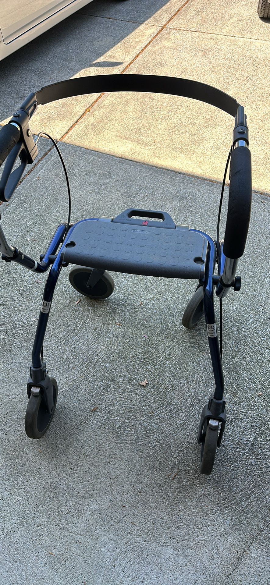 Walker On Wheels With Fold Up Seat 