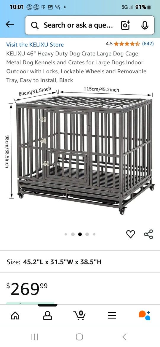 Heavy Duty Dog Crate Kennel